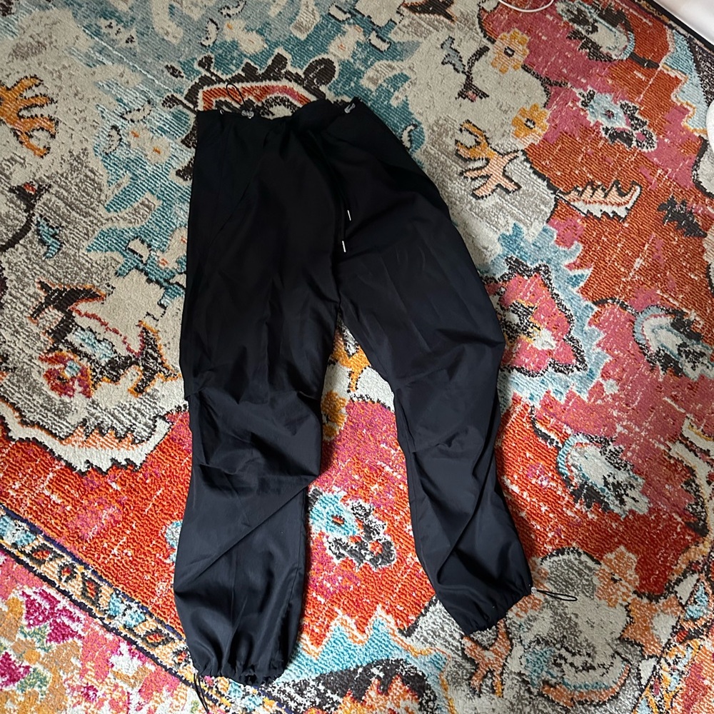 Black Parachute Pants